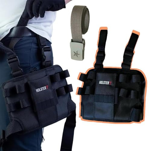 Elory Z 2.0, Holster Z 2.0 Tool Pouch, Multi-Tool Electrician Tools Pouch with Leg Tool Belt Clip, Holster Z Leg Oxford Tactical Work Bag (1 Pcs)