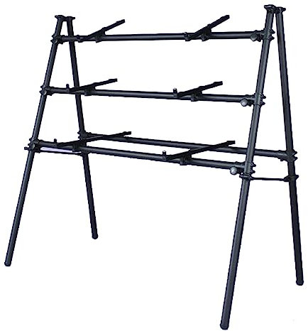 Jaspers 3D-120B - 3 Keyboards - Elektronisches Keyboard - Keyboardständer - Neigbar und höhenverstellbar