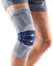 BAUERFEIND Kniebandage GenuTrain Comfort Unisex zur Entlastung, Stabilisierung und Aktivierung nach Verletzung, Operation oder bei chronischen wie Gonarthrose (Gelenkverschleiß) oder Arthritis, Titan, Größe: 4C