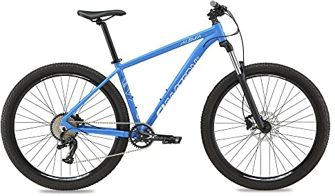 Eastern Bikes Alpaka 29 Lightweight MTB Mountain Bike, 9-Speed, Hydraulic Disc Brakes, Front Suspension Available in 4 Frame Sizes. (19, Blue)