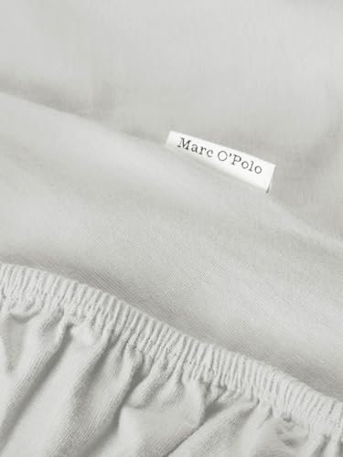 Marc O'Polo Spannbettlaken Premium Organic Jersey Hellgrau 140-160 x 200-220 cm