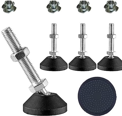 Uni-Fine Nivellierfüße M10*50*Ø40mm,Kann 450 kg standhalten stellfuß, stellfüße höhenverstellbar,verstellbare möbelfüße, höhenverstellbare füsse für möbel