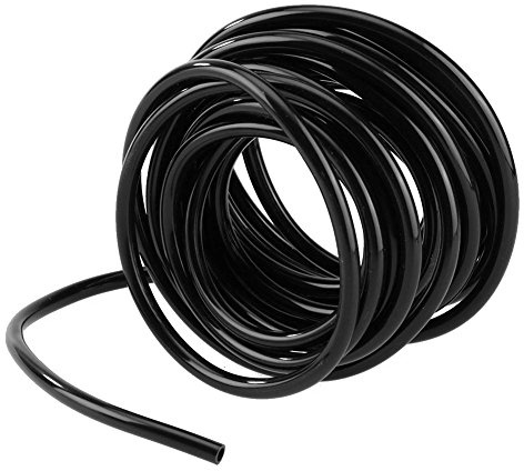 JDXFENG Bewässerungsschlauch 5/3 mm Garten Gewächshäuser Pflanzenbewässerung Tropfrohr (5 m)