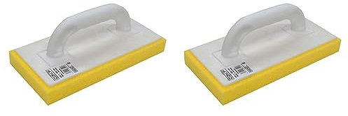 CON:P Fliesenwaschbrett mit Schwammauflage gelb, CP781335, 140 x 280 month (Packung mit 2)