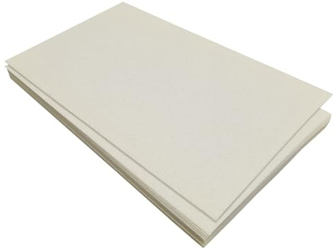 Jtnohx Feutrine, Tissu de Feutre 11 Pièces, Feutrine Loisir Creatif 17.78×28.7cm, Feuille de Feutre pour Couture (Beige)