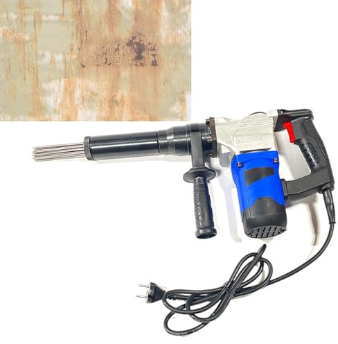 Lakenbroade Escalador de Aguja eléctrico de Mano, eliminación de óxido de Aguja eléctrica, Escalador de Aguja con empuñadura de Pistola de Grado Industrial de Alta Potencia de 1100 W,110V