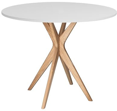 RAGABA JUBI Runder Esstisch 90cm grau