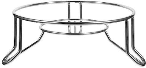 DECHOUS Portapentole Sfregamento Angolo Superiore Padella Da Tavola a Vapore Sottopentola Griglia Fumante Scaffale Da Cucina In Piedi Porta Padelle Tappetino Wok Lega