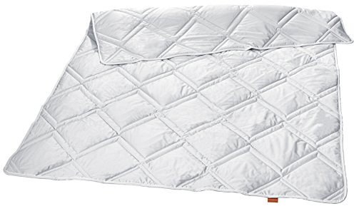 sleepling Bettdecke Kamelhaar 155x200 cm, Kamelhaardecke, Sommerdecke, Kamel Decke Sommer, Sommerbettdecke leicht 155 x 200, Bezug aus Baumwolle, Made in Germany, Ökotex