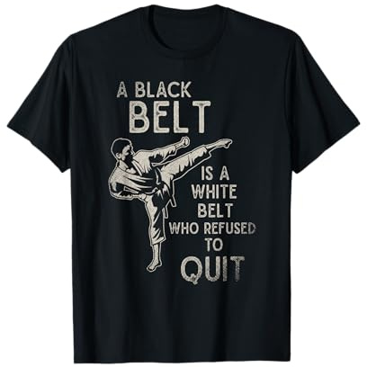 Japan Martial Arts Sparring Ninja Black Belt Karate T-Shirt