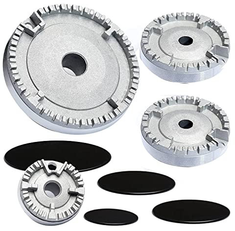 Fozriybefy de sombreros de cocina, tapa de estufa mejorada, estufa de gas, de quemador, tapa de llama, tapa de quemador de gas, apto para la mayoría de quemadores de gas