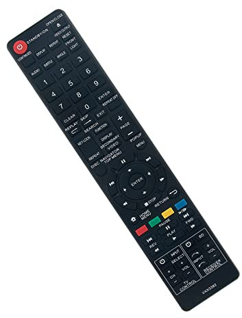 VXX3382 Télécommande de Remplacement -VINABTY-fit pour Pioneer BD Blu-Ray DVD Player Télécommande VXX3382 BDP-LX54 BDP-430 BDP-330 BDP-140 BDP-120 BDP-450 BDP-160 BDP-4110 BDP-41FD