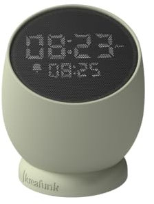 KREAFUNK - Cloche - Réveil sonore - Olive poussiéreux (KFYI08)