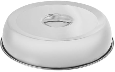 CIYODO Copertura Per Barbecue Da Cucina in Acciaio Inox Per Alimenti Con Manico Rotondo Da 26 Cm Facile Da Usare