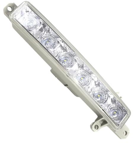 Riloer Luz de circulación diurna, luz LED DRL de advertencia para coche, lámpara antiniebla para conducción diurna, luz de conducción diurna compatible con Peugeot Partner 2008-2020