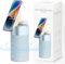 COLSUR Cassa Bluetooth Caricabatterie wireless Altoparlanti Bluetooth con luce notturna, stazione di ricarica wireless 2 in 1 per iPhone 16/15/14/13/12 Series AirPods Pro/4/3/2-Blu