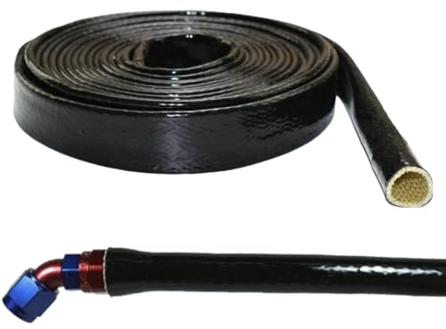 Protezione termica per tubo flessibile, guaina antincendio con protezione termica | guaina di protezione cavi elettrici - guaina di protezione del filo termico in fibra di vetro, protettiva