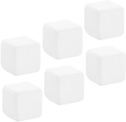 Mipcase Tortoise Tank Mineral Calcium Cubes 6pcs Wear-resistant Reptile Calcium Stone for Aquariums and Turtle Health Maintenance