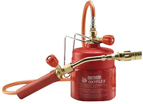 Kit de fer à souder mobile professionnel, chalumeau à gaz butane, art.504000 Oxyflex, fabriqué en Italie, Oxyturbo