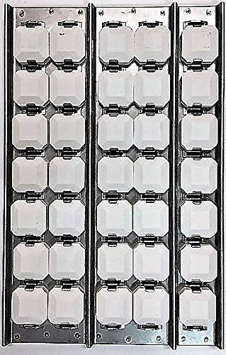 RCK Gas Grill Replacement Stainless Briquette Grate with Briquettes Fits Lynx 19 1/4 x 12 1/2 90191-1