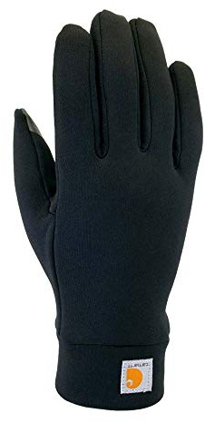 Carhartt Men's A755 Stretch Fleece Liner Glove - Large - Black