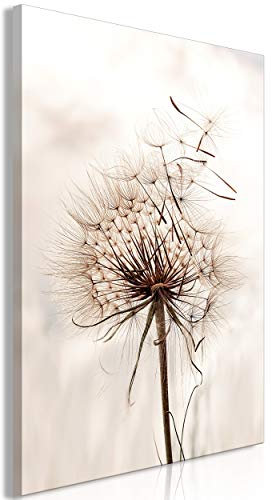 decomonkey Bilder Pusteblume 40x60 cm 1 Teilig Leinwandbilder Bild auf Leinwand Vlies Wandbild Kunstdruck Wanddeko Wand Wohnzimmer Wanddekoration Deko Blumen Natur Pflanzen