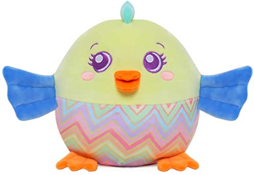 Dream Beams - Söt, gosigt plyschdjur, Glow in The Dark, tvättbar, från 0 år (18 cm, charlotte (kyckling))
