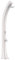 Starmatrix Rioxxl Ss0935xxl Blanco Ducha Curva De Polietileno Con Calefacción Solar H226 Cm Blanco