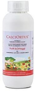 Calciortu® - Abono de óxido de calcio al 15 %, potenciador del agrandamiento, antipudrición apical (frutas y hortalizas en general), líquido – 0,5 kg