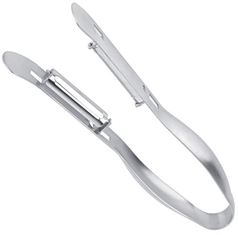 Vegetables Peeler, Stainless Steel, Double Sided Blades, Comfortable Handle Asparagus Peeler Vegetables Remover Tomato Potato Kitchen Tool for Asparagus, Carrots, Parsnip or