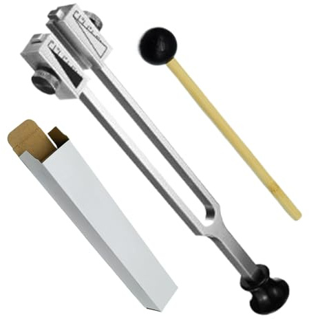 Tuning Fork Set - Justerbar kroppstuner, Healing Sound Tool | Precisionsfrekvensterapigafflar, vibrationsdiagnostiskt instrumentpaket för meditationshörn, wellnessstudio, avkopplingsutrymme utrymme