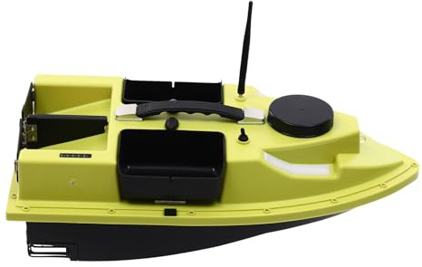 PINYELIN Barca per mangimi con GPS, barca per esche telecomandata, 500 m GPS