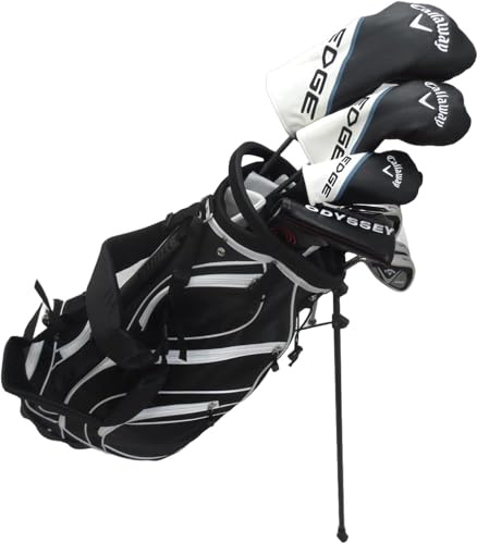 Callaway Tall Mens Left Handed Golf Set Driver, Wood, Hybrid, Irons, Odyssey Putter +1 Length