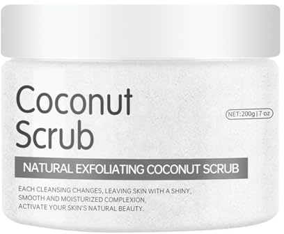 Scrub Esfoliante Naturale Al Sale, Azione Idratante, 200 G, Detergente Pelle Luminosa, Smalto Corpo Levigante, Effetto Schiarente, Per Mani, Piedi, Schiena, Ginocchio, Donna