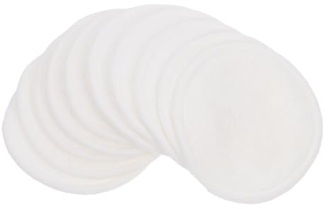 Artibetter Wiederverwendbare Baumwolle Gesichtspads 8cm Sanft Saugfähig für Hauttypen Make Up Entfernerpads Waschwattepads Reise Kosmetik