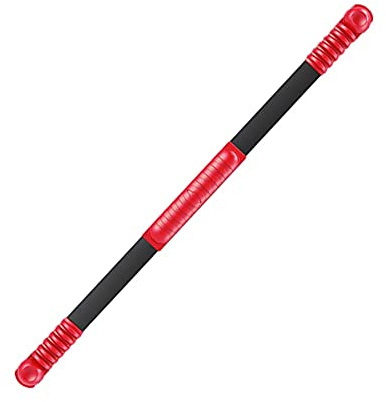 YADLCR Multifunctional Swing Stick, High-frequency Vibration Training Flexi-bar, Fitness Exercise Bar for Muscle Strengthening, 90cm (Color : Red)