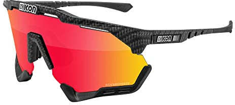SCICON Sports Unisex AEROSHADE XL (Multimirror Red/Carbon Matt) Sport Performance Sonnenbrille