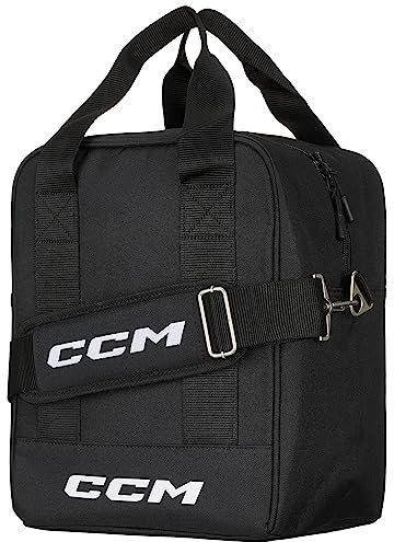 CCM Deluxe Hockey-Pucksack, Schwarz – für bis zu 60 Pucks