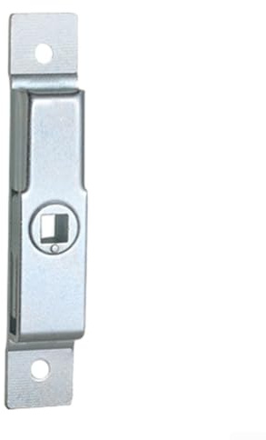 Serratura quadrata in acciaio da 7 mm/8 mm per armadi e ante di mobili con robusto meccanismo a grattugia singola (chiave)