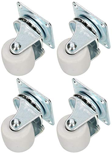 KOTARBAU 4 STK Möbelrollen Ø 30 Alle Böden Geeignet Lenkrollen Gummirollen Transportrollen Sofarollen Schieberollen Werkzeugrollen Schwerlastrollen