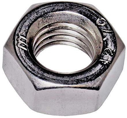 rohrfix-24 100 Stück Edelstahl A2 Sechskantmuttern DIN 934 (M 8)