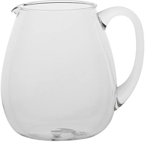 Thun Rose & Tulipani - Brocca Colorlife in acrilico colorato da 2,5 litri, elegante e resistente, colore Trasparente