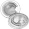 Abflusssieb Küche Edelstahl Haarsieb Dusche Groß klein 2 Stück Spülenfilter aus EIN zweiteiliges Set (5.2cm)