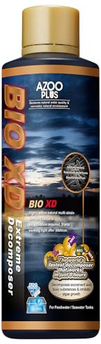 AZOOPLUS BIO XD Extreme Decomposer Nitrifying Bacteria for Freshwater and Saltwater Fish Tank 16.9 Ounces