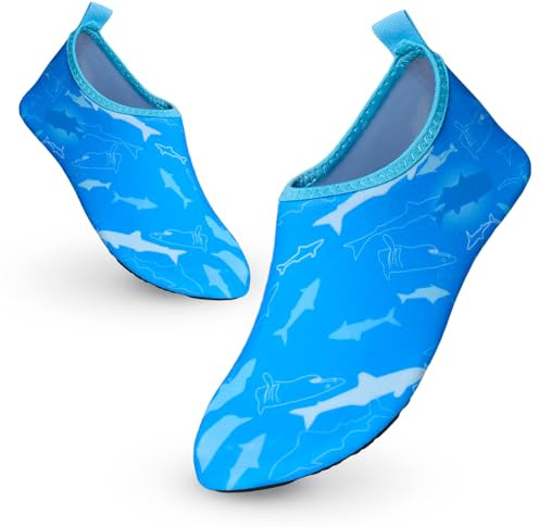 YloveM Zapatos de Agua para Niñas Niños Acuáticos Antideslizantes Zapatos de Playa para Bebé Verano Calzado Descalzo de Piscina Surf Jardín Piscina