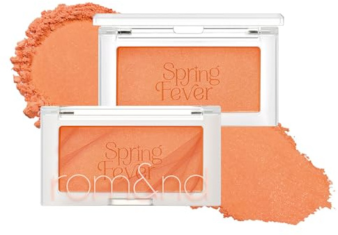 rom&nd BETTER THAN CHEEK S01 MANGO CHIPㅣGlow Highlighter RougeㅣGlossy Puder BlushㅣDezent-matter Blush für alle HauttypenㅣPack of 1, 3.4g