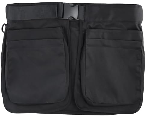 Sac de serveur multifonctionnel Triple sac banane hippie Tablier résistant à la transpiration avec poche latérale Pour homme et femme