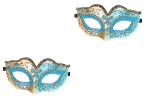 BESPORTBLE Masque De Mascarade Enfant En Métal Pour Fête Vénitienne - Demi-Masque Élégant Pour Cosplay Et Déguisement Accessoire De Bal Masqué Idéal Pour Couples Et Événements