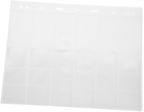 TEHAUX 10sheets Album Replacement Pages Coin Collector Supplies Stamp Holder Pages Collecting for Binder