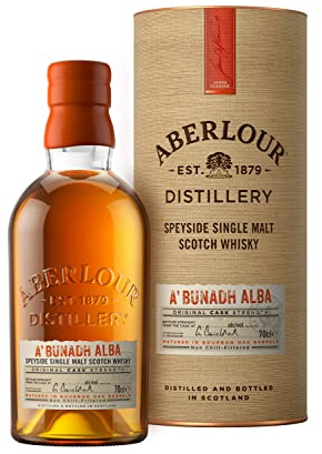 Aberlour A'Bunadh Alba Single Malt Scotch Whisky, 70 Cl With Gift Box
